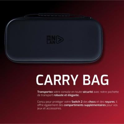 Sacoche de protection ONLAN pour Nintendo Switch 2 - Noir