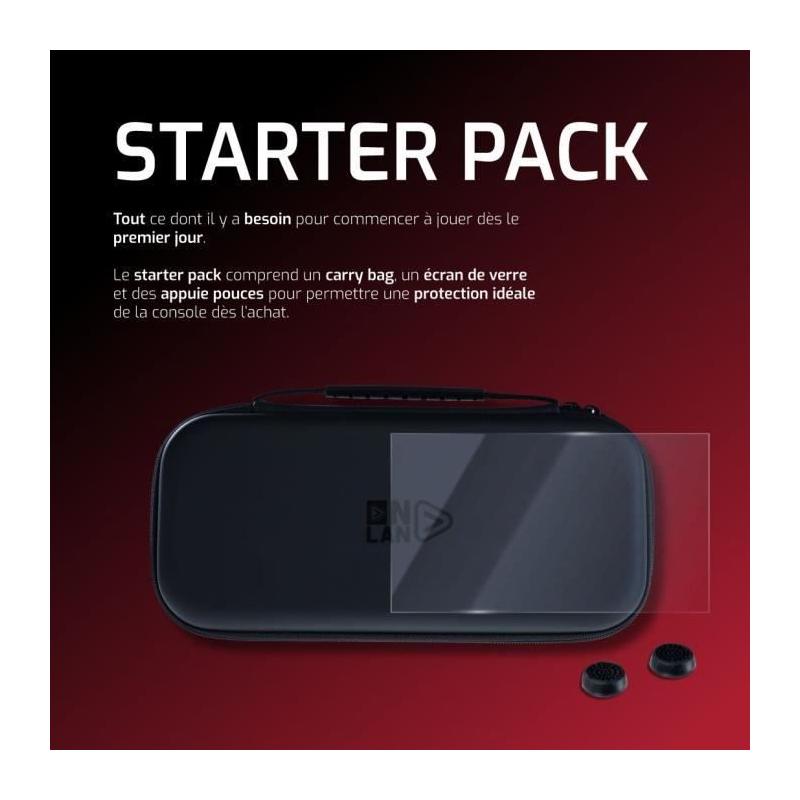 Pack de démarrage pour Nintendo Switch 2: Sacoche noire + Protection + Thumbsticks