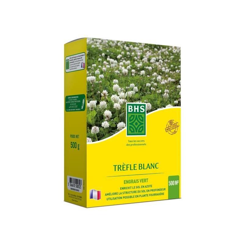 Trefle Blanc - BHS - 500 m² | Gazon naturel biodiversité & résistant