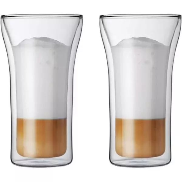 Set 2 verres - BODUM - Assam - Double paroi - 0.2 l - Transparent