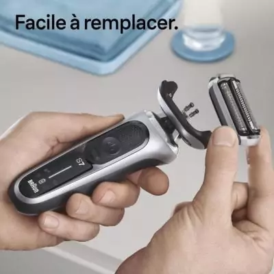 Tete de rasoir Braun Series 7 73S KP - Argent