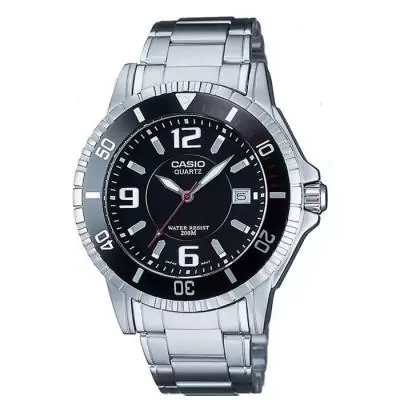 Montre CASIO basique en acier inoxydable - Étanche 20 ATM