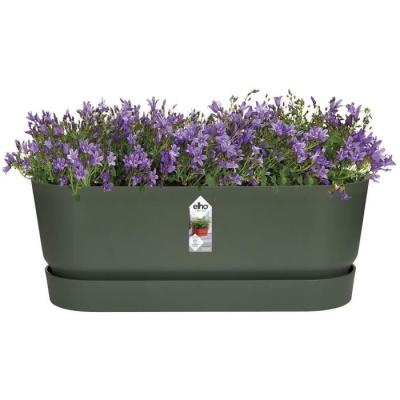 Pot de fleur ovale Leaf Green - Ø50 cm - GreenVille