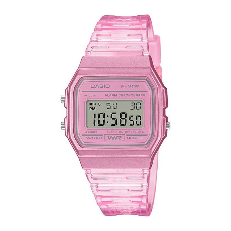 Montre bracelet CASIO Collection F-91WS-4EF : chrono et alarme auto