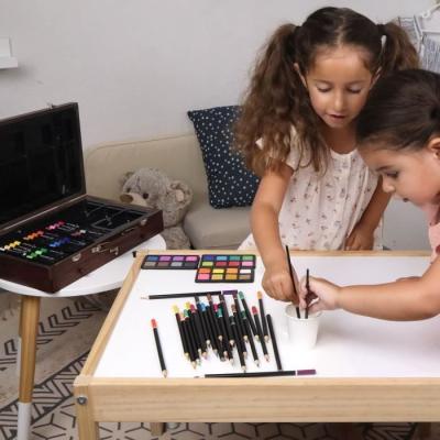 Mallette XXL De 140 Pièces pour Artistes En Herbe