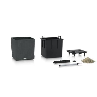 Jardinière Cube Cottage 30 - Kit Complet Granit 12L