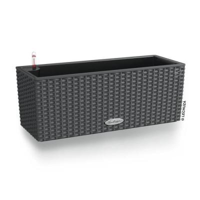 Lechuza Balconera Cottage 50 Kit Complet Granit - Jardinière élégante pour votre balcon