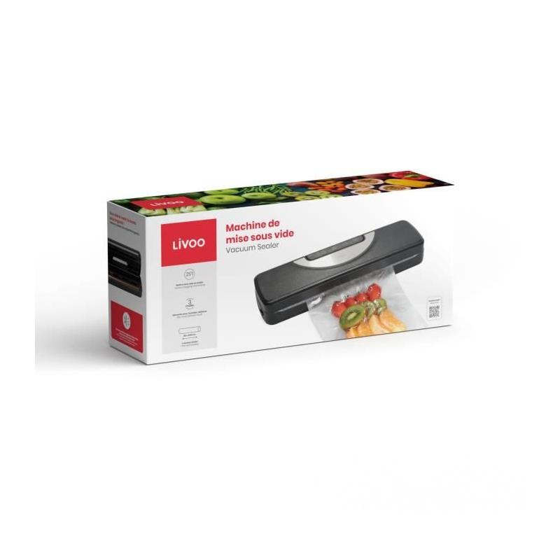 Machine sous vide LIVOO DOM504 - 110W - 2 fonctions - Compact et performant