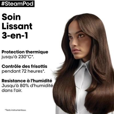 Soin Lissant Professionnel pour Steampod L'Oréal Professionnel - Soin thermo-protecteur enrichi en Alpha-silane -50ml