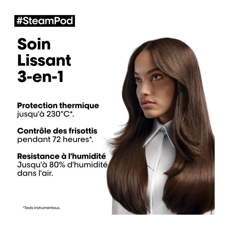 Soin Lissant Professionnel pour Steampod L'Oréal Professionnel - Soin thermo-protecteur enrichi en Alpha-silane -50ml