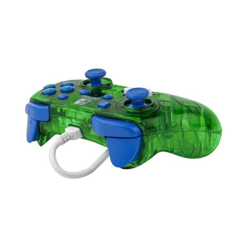 Manette de jeu Rock Candy Super Mario LUIGI - Ergonomique et vive