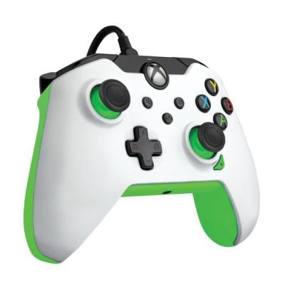 Manette de jeu - Xbox Series X|S, Xbox One et PC - NEON White - Filaire - PDP - Blanc
