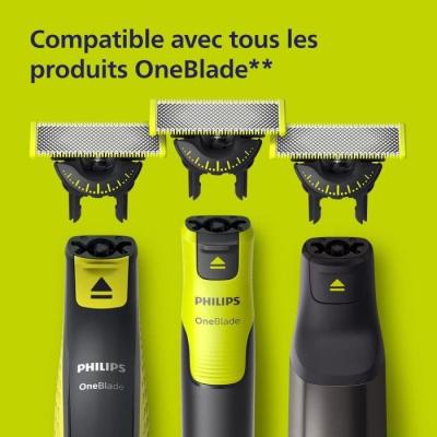 Lot de 4 lames de rechange pour PHILIPS Oneblade 360