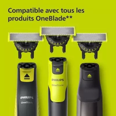 Lot de 4 lames de rechange pour PHILIPS Oneblade 360