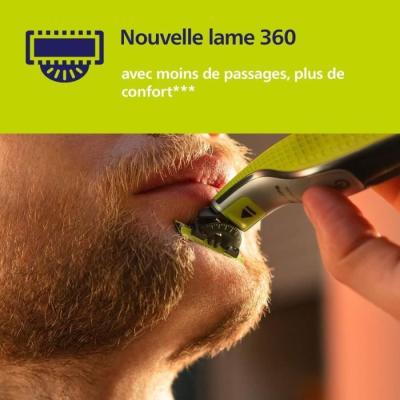 Lot de 4 lames de rechange pour PHILIPS Oneblade 360