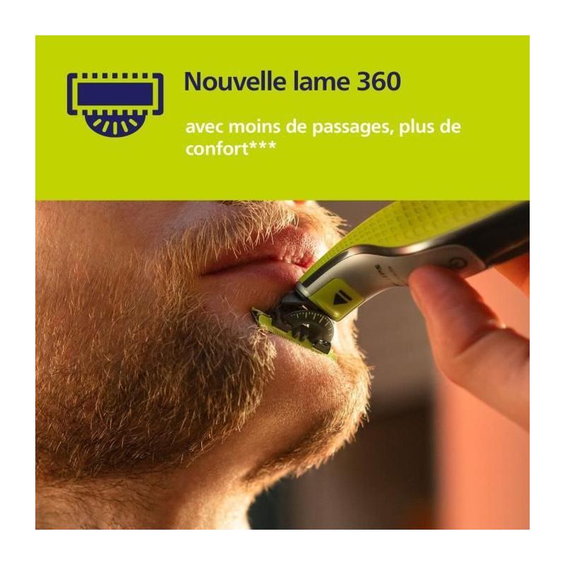 Lot de 4 lames de rechange pour PHILIPS Oneblade 360