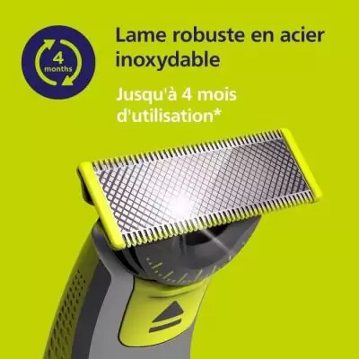 Lot de 4 lames de rechange pour PHILIPS Oneblade 360