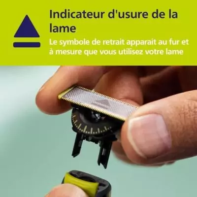 Lot de 4 lames de rechange pour PHILIPS Oneblade 360