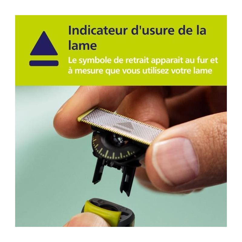 Lot de 4 lames de rechange pour PHILIPS Oneblade 360