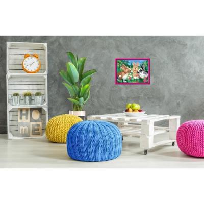 Kit de peinture par numéros Lapins dans le pré pour enfants de 9 ans