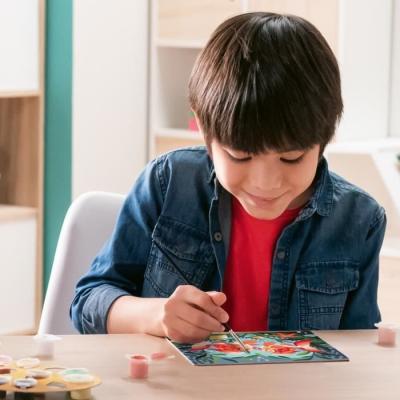 Kit de peinture par numéros pour enfants - Bisous de poissons