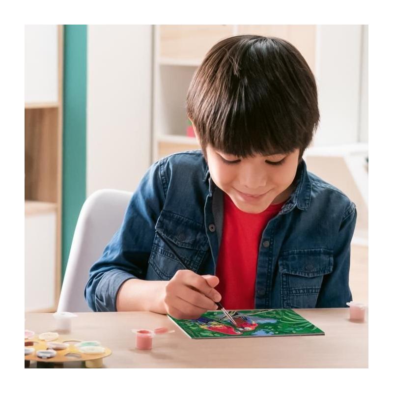 Kit de peinture par numéros "Perroquets" pour enfants dès 7 ans