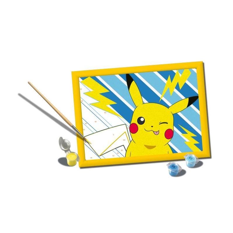 Peinture par numéros Pikachu Éclair pour enfant dès 7 ans