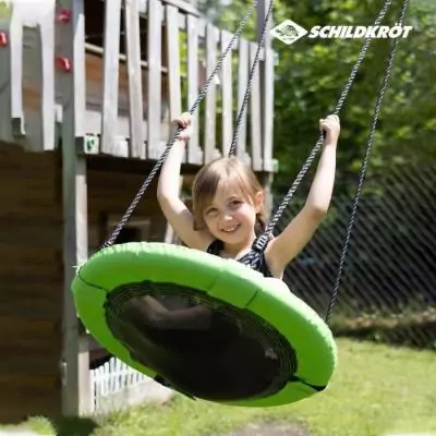 Balançoire SCHILDKRÖT 60cm: Nid d'oiseau en plastique tressé