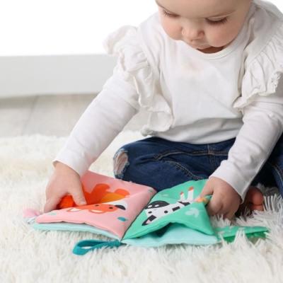 Livre sensoriel avec queues d'animaux pour éveil (0-3 ans)