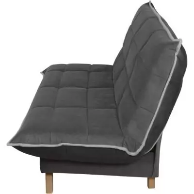 Canapé-lit DUNLOPILLO TOUNDRA 3 places - Matelas Ep.13 cm - Gris