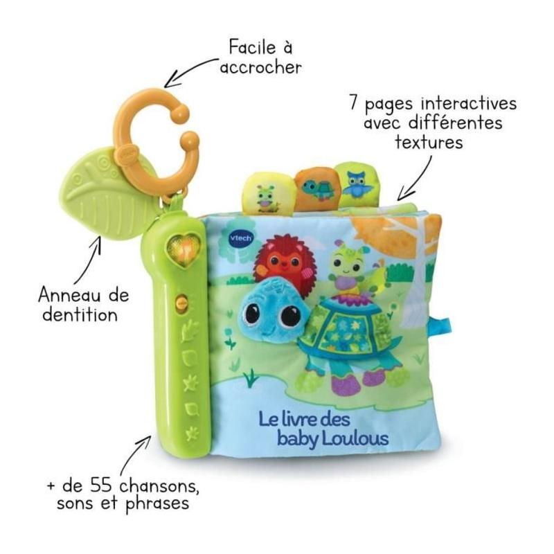 Livre interactif Toudoux des Loulous Vtech Baby pour les tout-petits