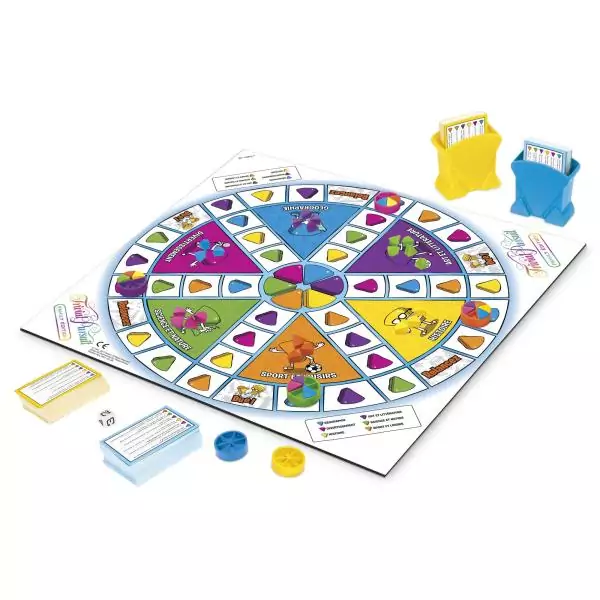 Trivial Pursuit Famille, Jeu de societe de questions-réponses, Jeu de plateau, Version francaise