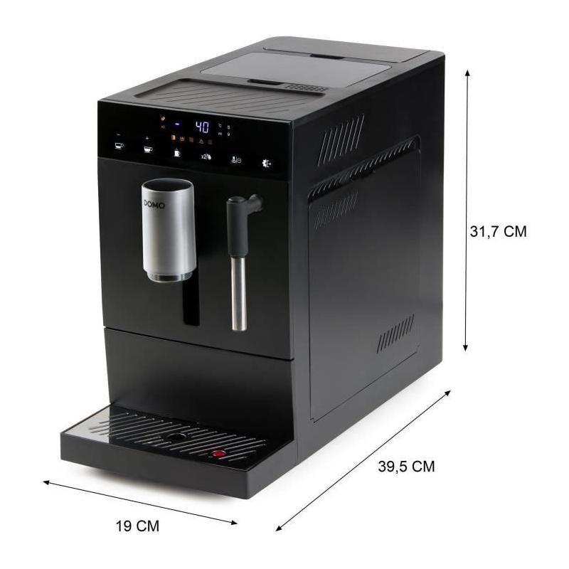 Machine à expresso automatique DOMO DO1150K - Noir