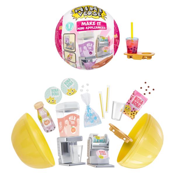MGA's Miniverse - Jeu Créatif - Minis Machines pour créer tes minis boissons - Création en résine - 8 ans et plus - Aléatoi