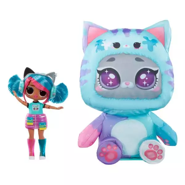 L.O.L. Surprise - Poupée Tweens Costume - Emma Emo - Poupée de 17cm + animal gonflable - Surprise a découvrir