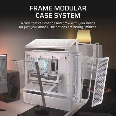 Boîtier PC CORSAIR FRAME 4000D RS Blanc - Moyen-tour