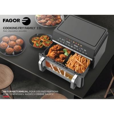 Friteuse sans huile FAGOR - Airfryer FG10AF - Double cuves 5,5L