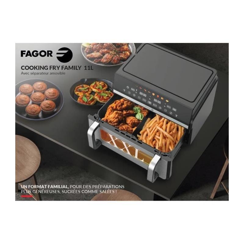 Friteuse sans huile FAGOR - Airfryer FG10AF - Double cuves 5,5L