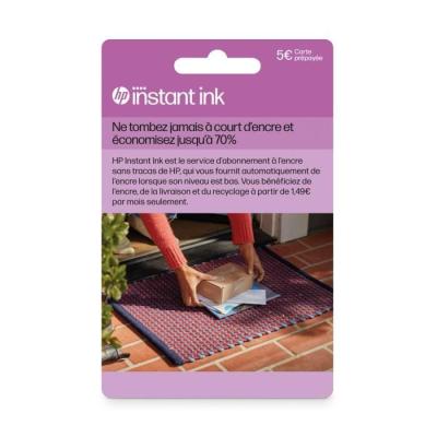 Carte prépayée Instant Ink HP - Abonnement cartouches originales HP