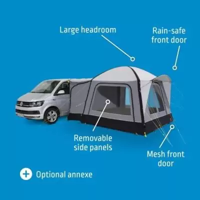 Auvent indépendant KAMPA Cross Air TC : confort et protection