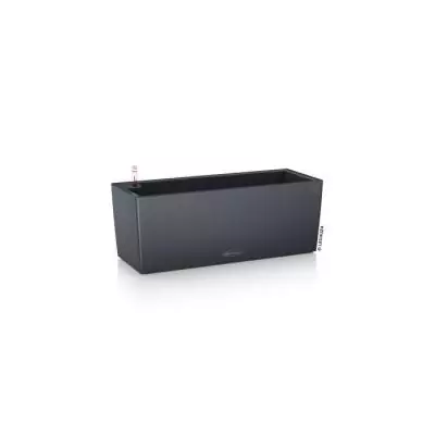 Jardiniere - Lechuza UK - Balconera Color 50 - Ardoise - Rectangulaire - Avec réserve d'eau
