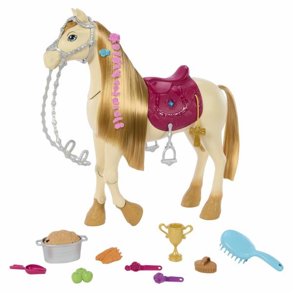 LES MYSTeRES DE BARBIE - a la Poursuite du Cheval Perdu Barbie et son cheval Tornade, HXJ42