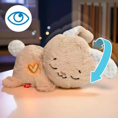 Fisher-Price – Peluche Veilleuse Mon Lapin Câlin