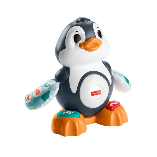 Fisher-Price - Valentin le Pingouin Linkimals - Jouet d'éveil bébé - Des 9 mois HCJ61