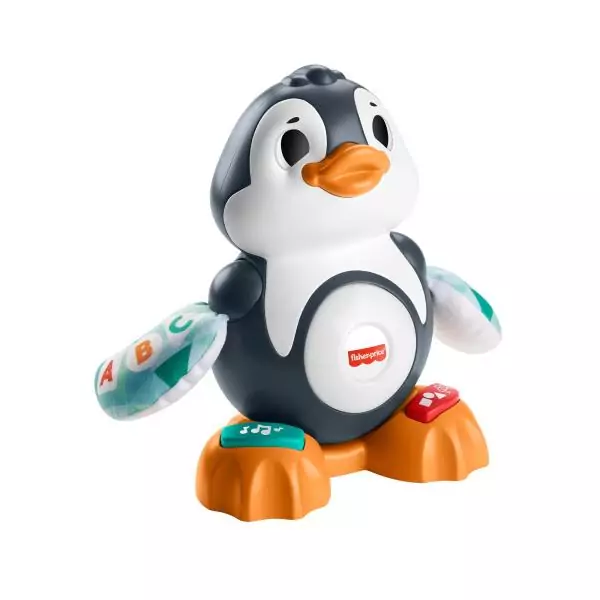 Fisher-Price - Valentin le Pingouin Linkimals - Jouet d'éveil bébé - Des 9 mois HCJ61