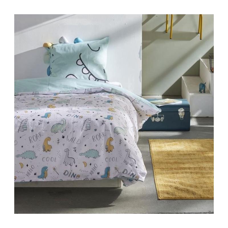 Parure de lit TODAY 140x200 cm en coton 57 fils - FUNNY 3.6