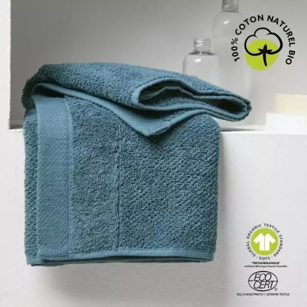 Serviette de bain - TODAY - 50 x 90 cm - Coton - Organic Paon