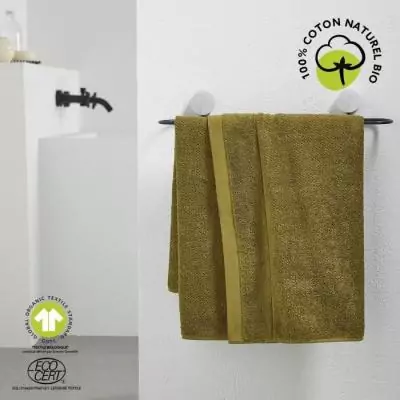 Drap de bain TODAY 100% coton bio - Bronze organique