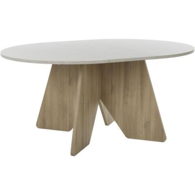 Table à manger GALEO ronde 4/6 places - 120/160 x 120 x 74 cm