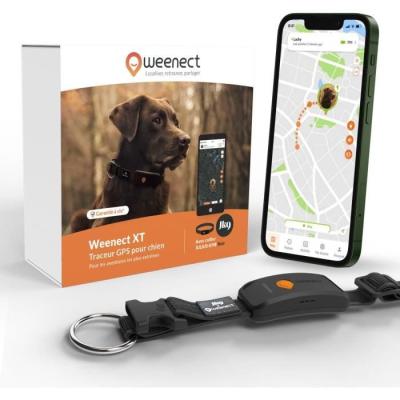 Collier GPS pour chien WEENECT Chien XT - Suivi précis - Robuste et étanche